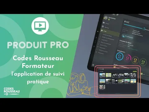 Aperçu de la vidéo de démonstration de l'application pour formateurs